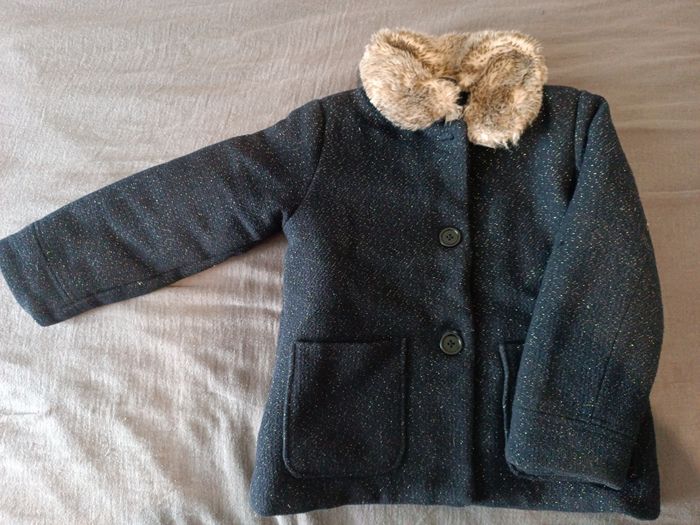 Veste d'hiver avec col fourrure