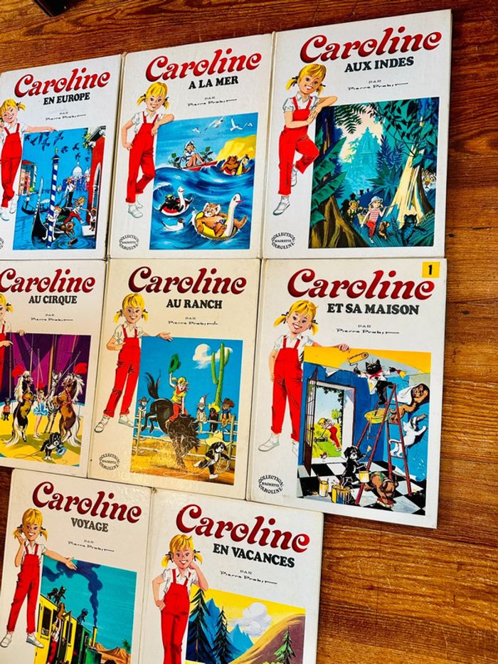 Lot de 8 Grands albums Hachette livre bd Caroline vintage Pierre Probst - photo numéro 3