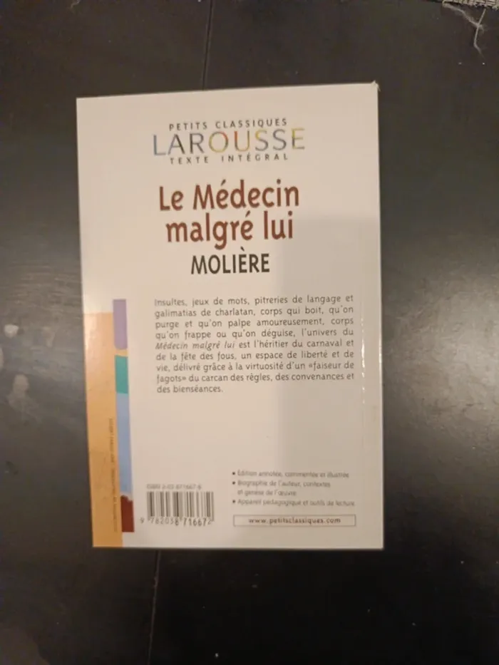 Le médecin malgré lui Molière - photo numéro 2