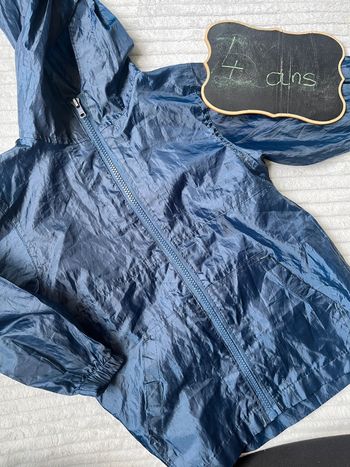 Kway bleu marine 4 ans