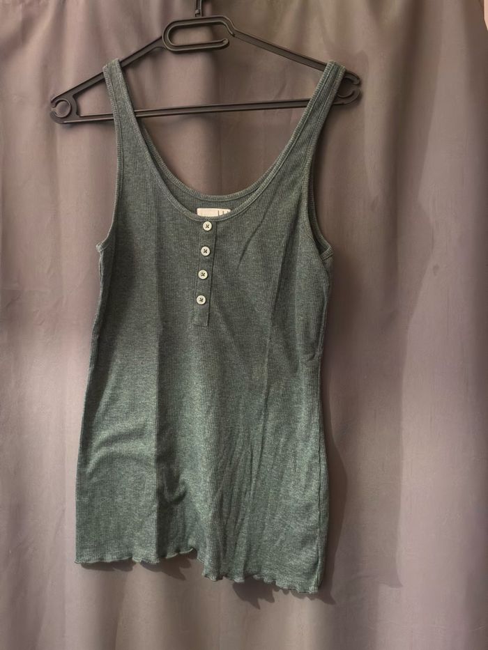 Débardeur côtelés