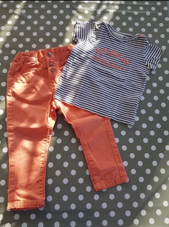 T-Shirt pantalon Tape à l’œil 12-18 mois