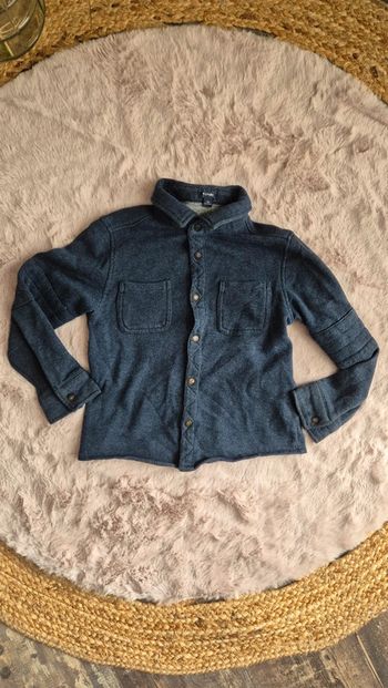 Chemise épaisse / surchemise bleu foncé Kiabi 💥 6 ans