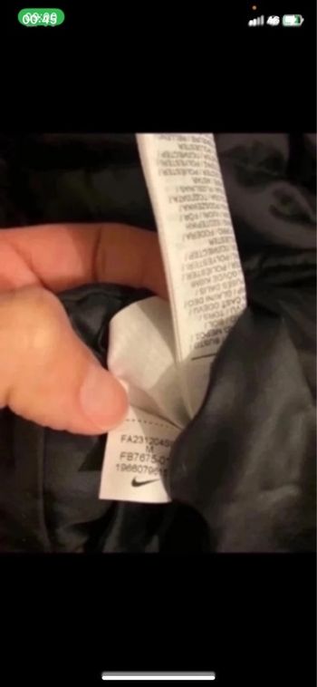 Doudoune nike longue femme taille M