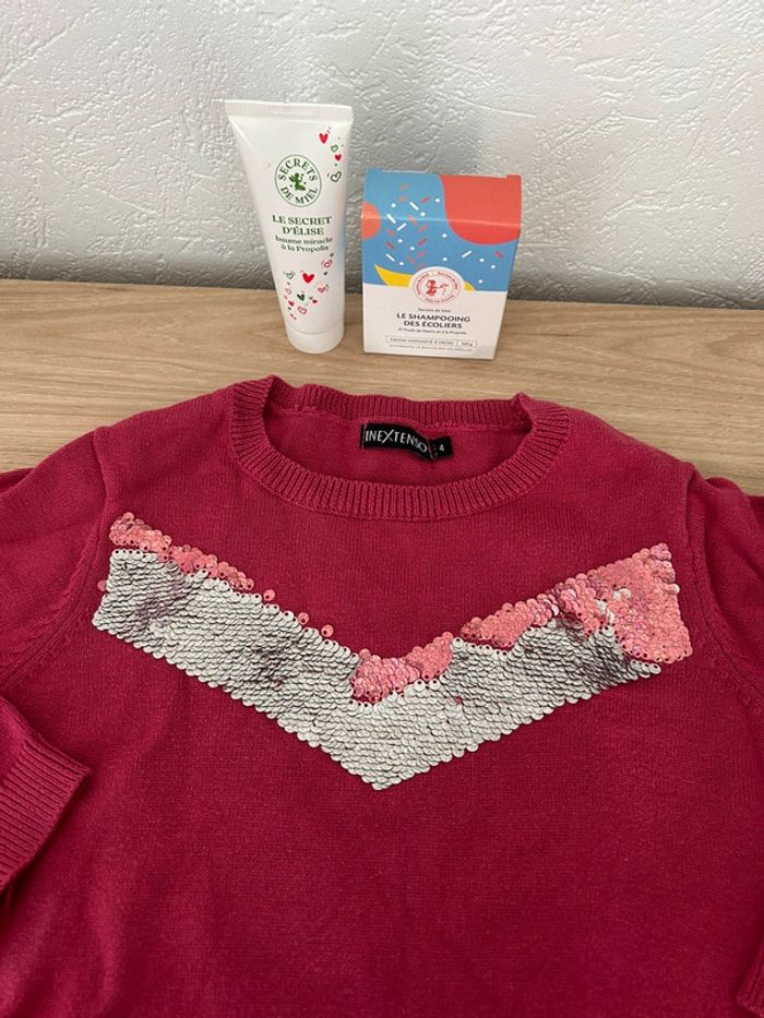 🌟 Pull enfant rose In Extenso 🌟 - photo numéro 3