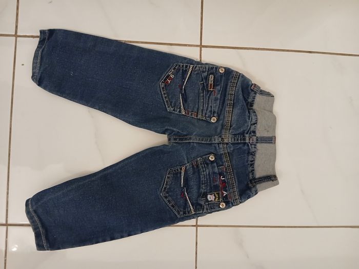 Pantalon jean bebe garcon  2 poche devant et derriere - photo numéro 6