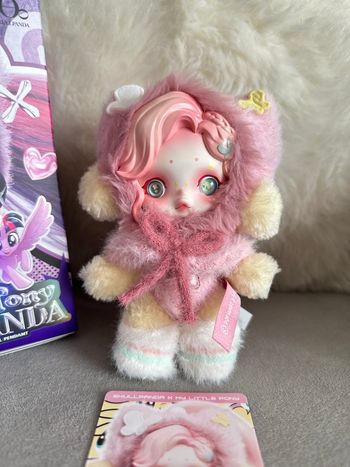 Skullpanda my Little pony fluttershy plush pendant