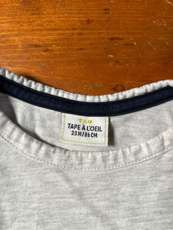 TEE shirt manches longues enfant bébé garçon - photo numéro 4