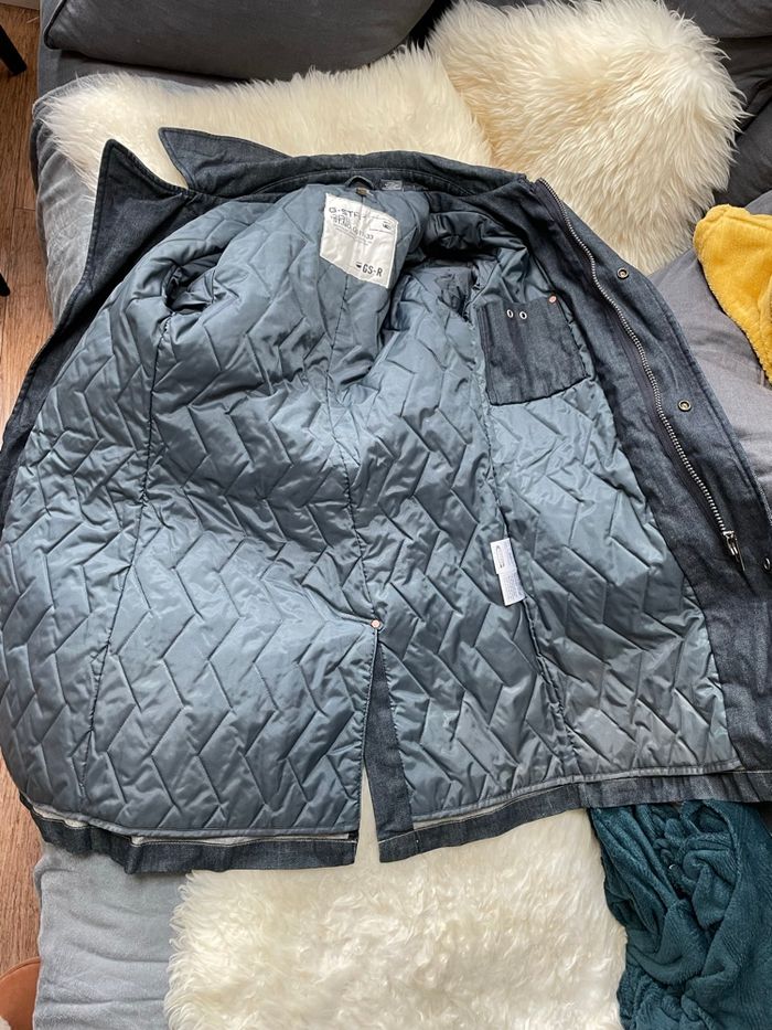 Trench G-Star jeans marine/gris S - photo numéro 4