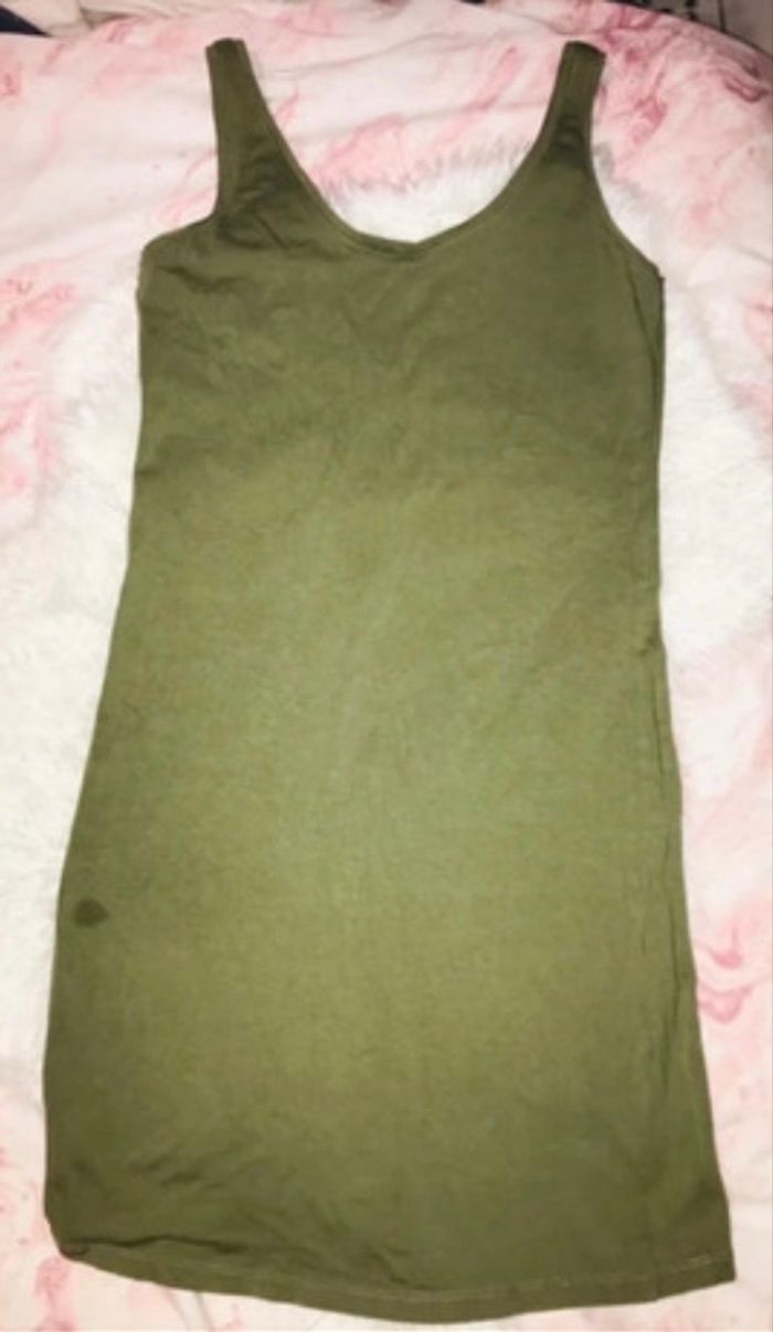 Robe débardeur kaki s - photo numéro 2