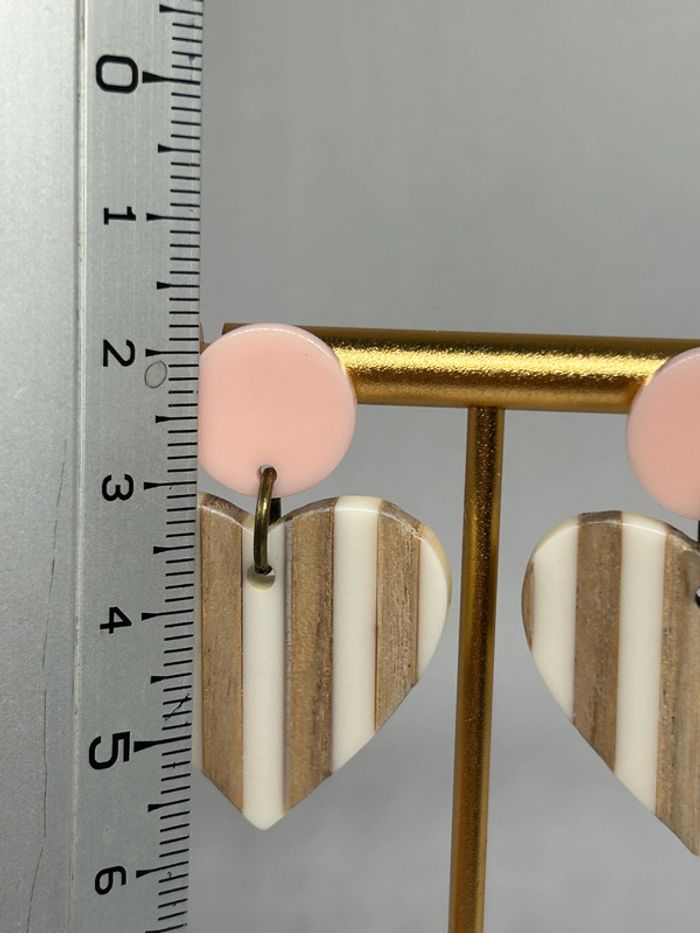 Boucles d'oreilles - Aux coeurs tendres - photo numéro 5