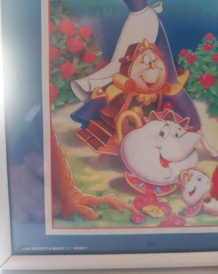 Cadre avec affiche de la belle et la bête - photo numéro 2