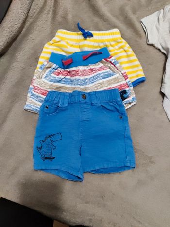 Lot 3 shorts 9mois dpm