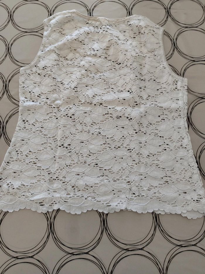 Débardeur blanc 40 excellent état - photo numéro 4