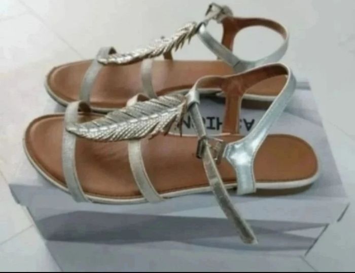 Sandalettes argentées - photo numéro 6