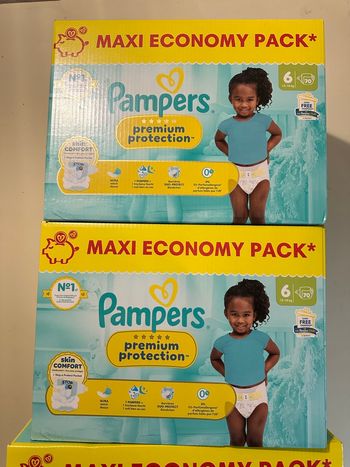 Pampers premium T 6 - 2x70 couches