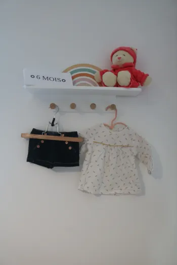 Ensemble blouse Mes petits cailloux et short Tape à l'oeil 6 mois
