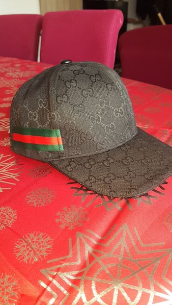 Casquette style Gucci GG – Noir – Très bon état