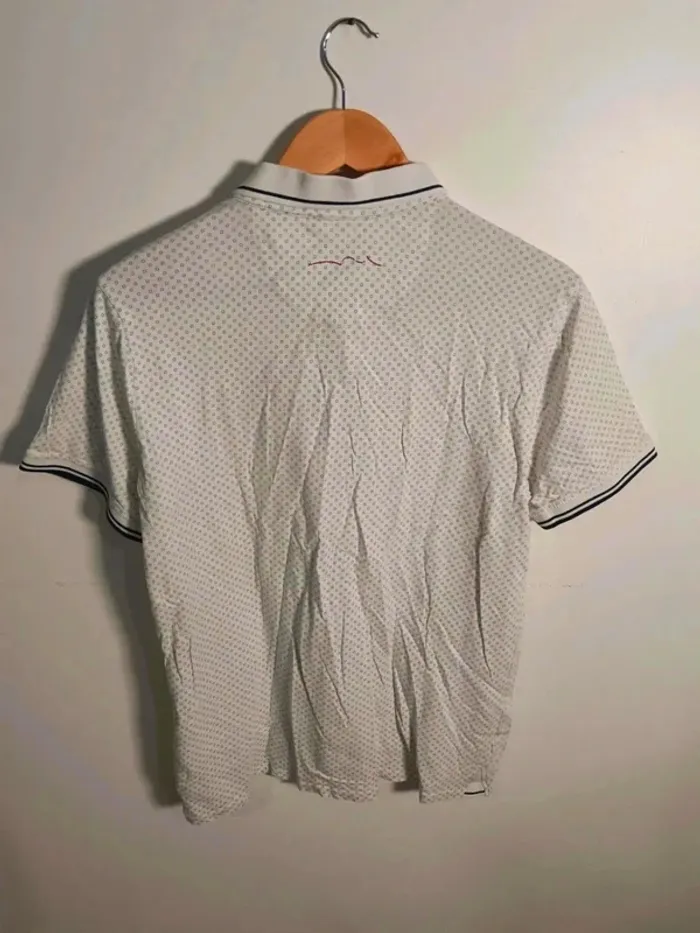 C10 polo imprimé blanc Teddy Smith M - photo numéro 2
