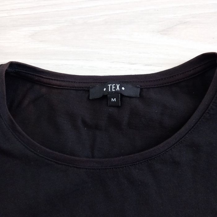 T-shirt femme noir à motifs Tex taille M - photo numéro 2