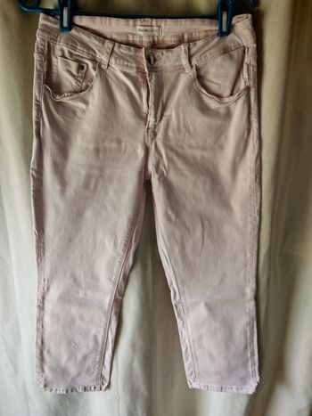 Pantacourt rose clair