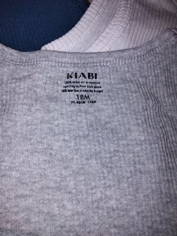 Lot de 4 bodys marcel 18m