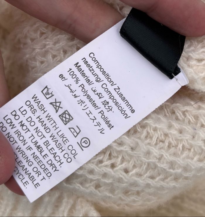 🐻‍❄️Pull en maille torsadée à col roulé Taille 38 • Shein - photo numéro 5