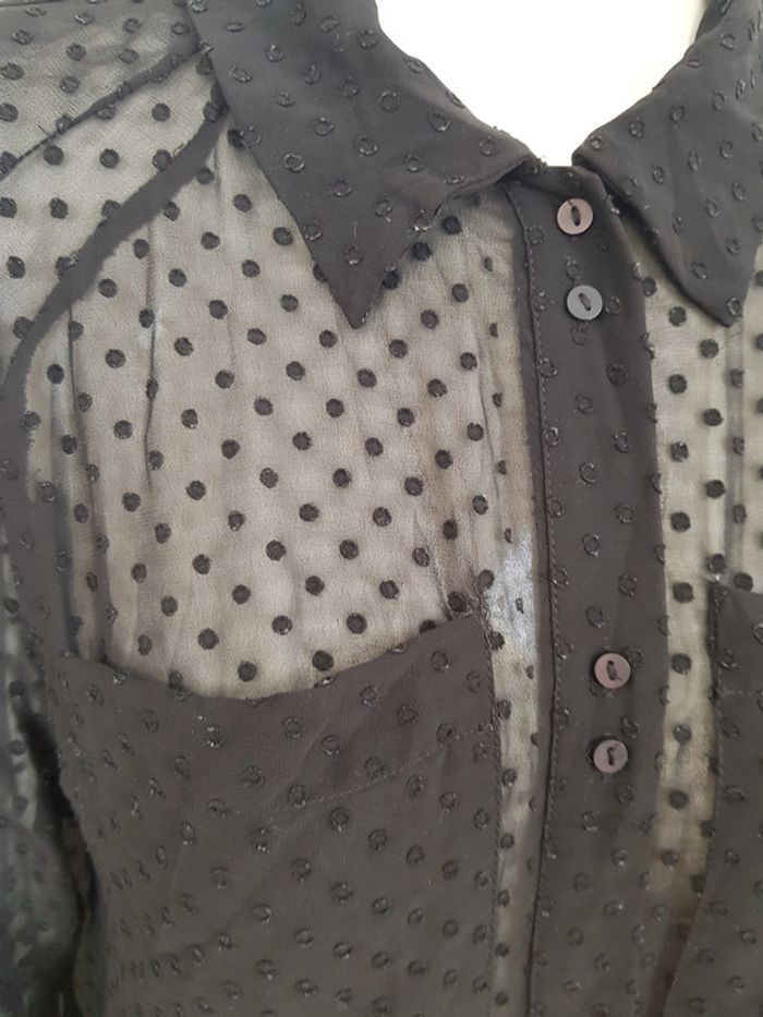 Blouse plumetis  zara - photo numéro 2