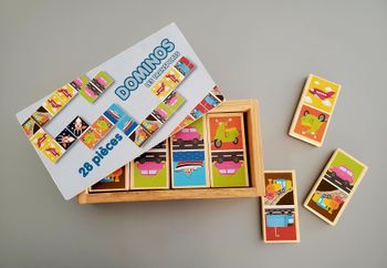 Dominos "les transports" 28 pièces marque Roldan