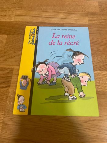Livre enfant La reine de la récré