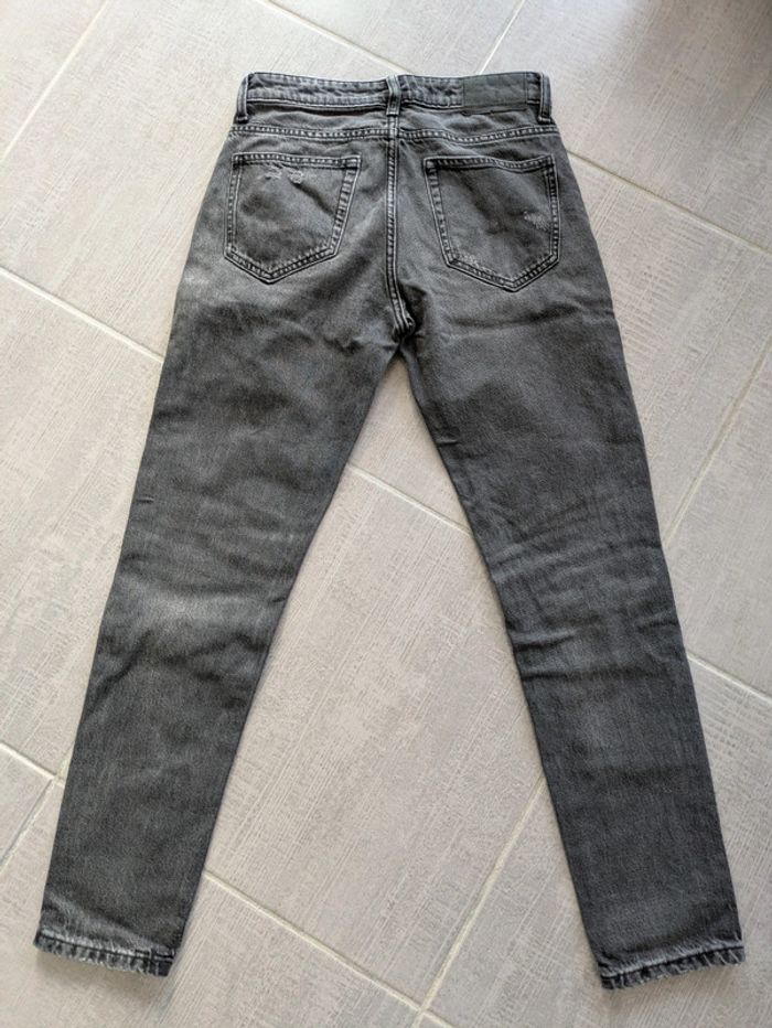 Jean slim Celio gris foncé comme neuf - photo numéro 2