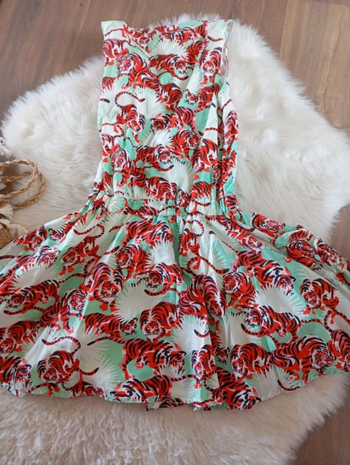 Kenzo 🐅 robe chic imprimé tigre 8 ans - photo numéro 8