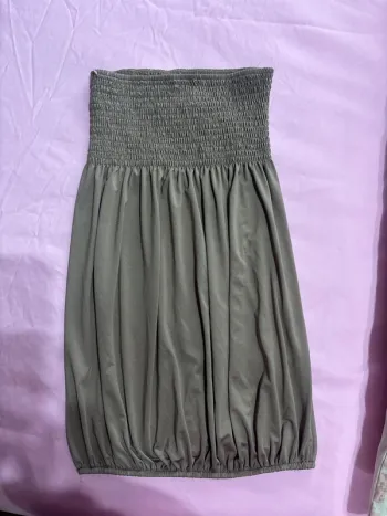 Top bustier marron