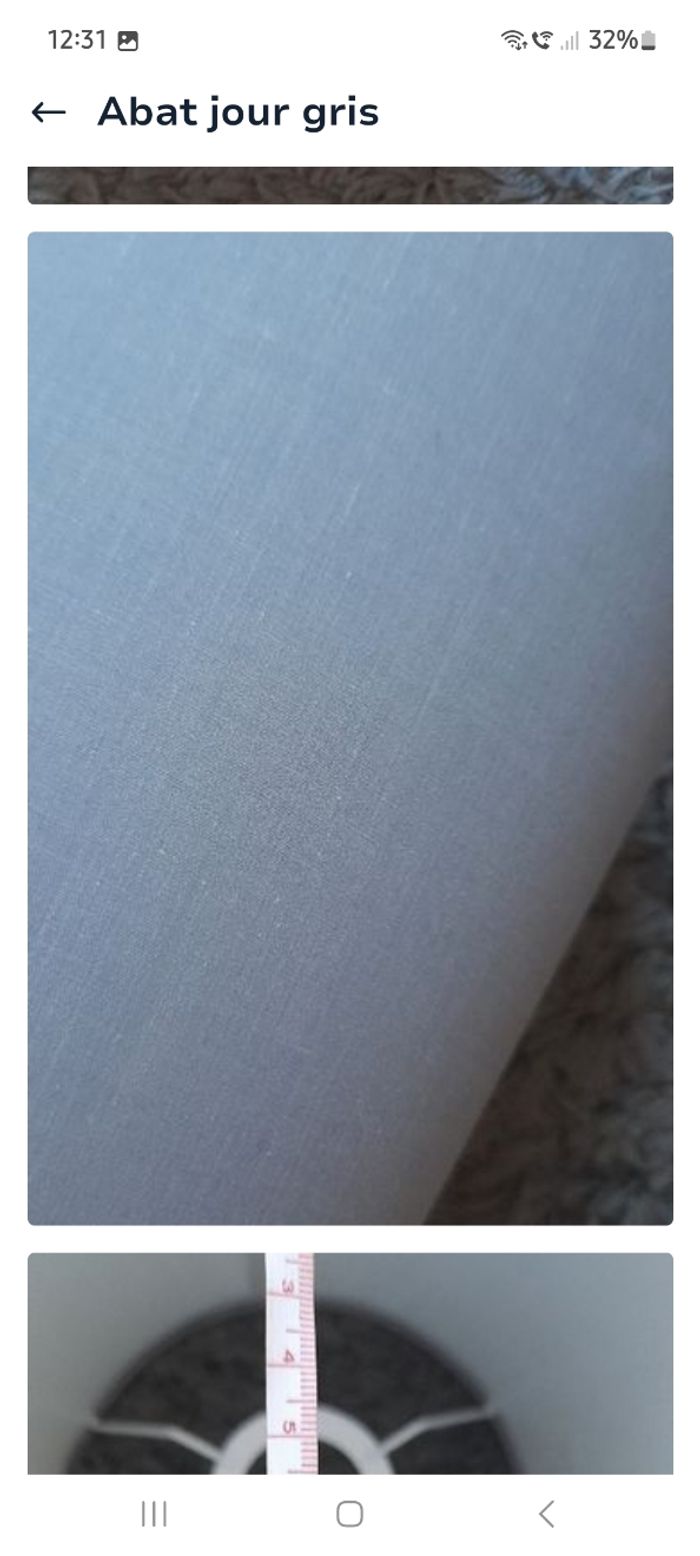 Abat-jour gris - photo numéro 4