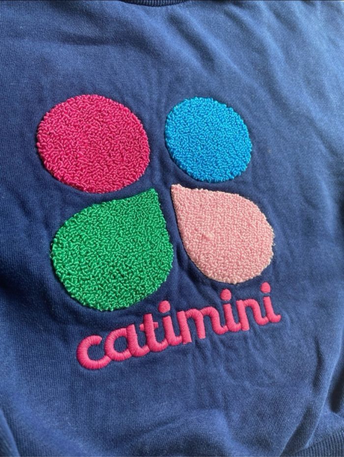 Sweat bleu marine 4 ans Catimini - photo numéro 2