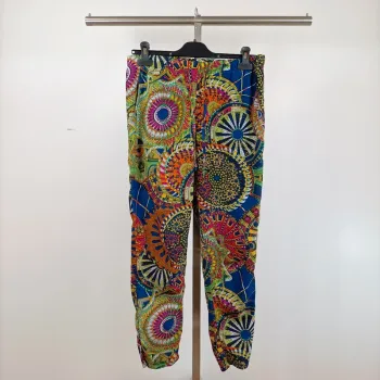 Pantalon fluide coloré imprimé mandala Daphnea Taille S A391
