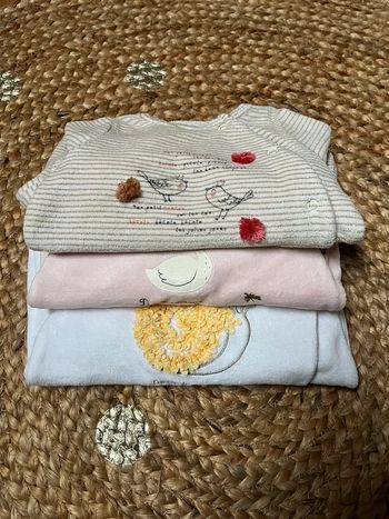 Lot de 3 pyjamas - Taille 6 mois
