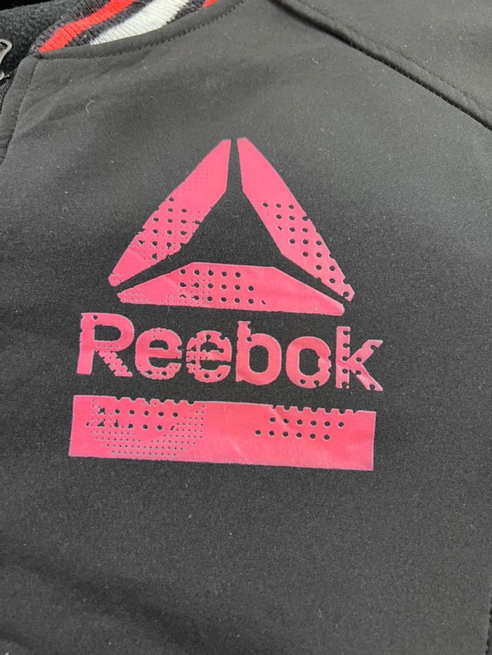 Veste Teddy Reebok Noire et Rose – Taille XL - photo numéro 7