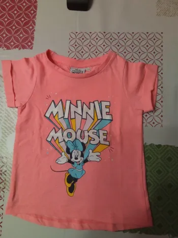 Tee shirt Minnie manches courtes 3 ans (212)