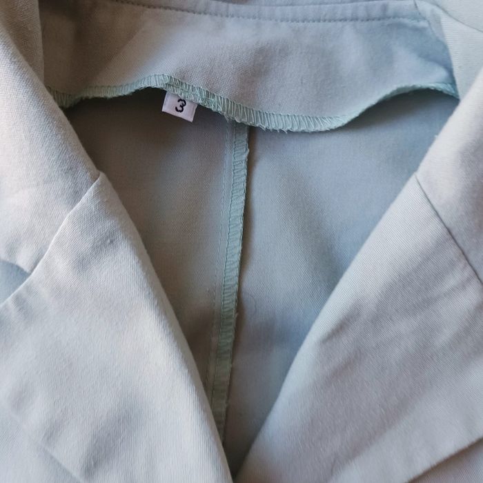 Veste blazer taille 3 bleu ciel - photo numéro 4