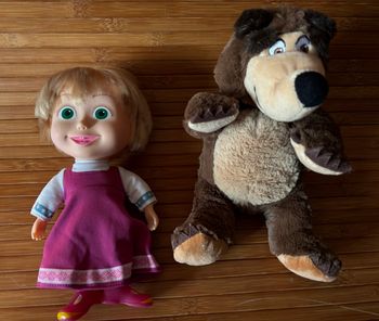 Poupée masha et son ours Michka 23 cm