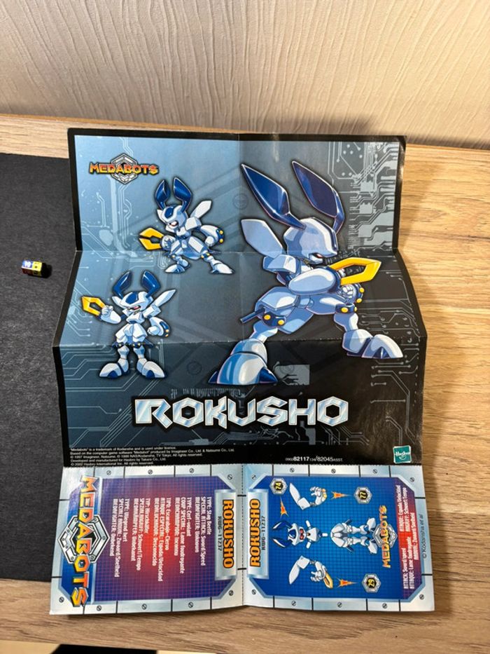 Jouet figurine action figure vintage Hasbro takara medabots , Rokusho kwg-11237 - photo numéro 5