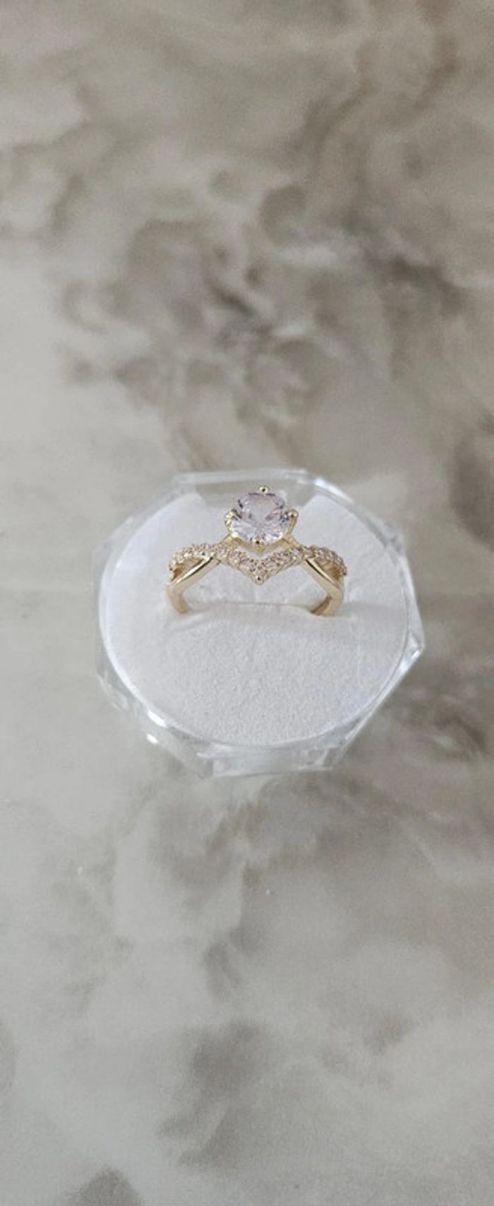Bague réglable et ajustable en acier inoxydable pour femmes