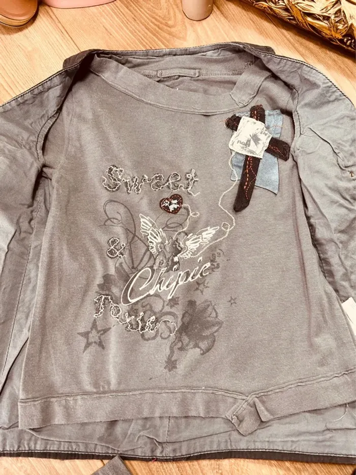 Taille 3 ans tenue 4 pièces fille Chipie gris 🩷 - photo numéro 5