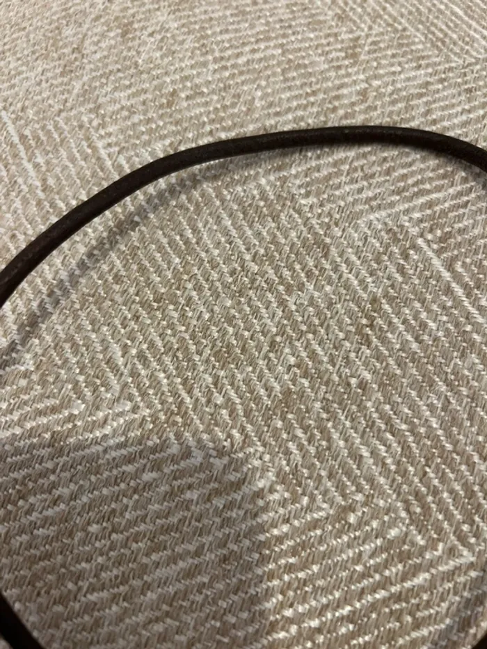 Collier en cuir avec fermoir toggle argenté - photo numéro 3