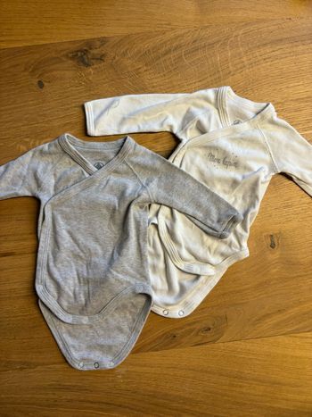 5 bodies 1 mois manches longues