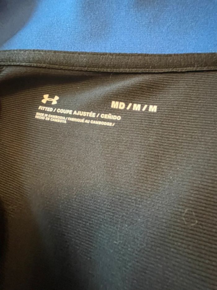 Gilet de sport Under Armour bleu et noir – Taille M - photo numéro 7