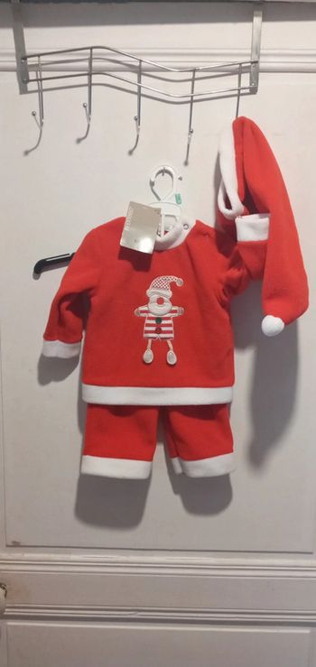 Ensemble 3 pièces de Noël taille 6 mois 68cm