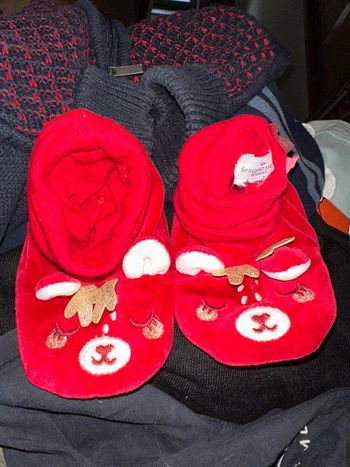 Chaussons en velours Sergent major taille unique