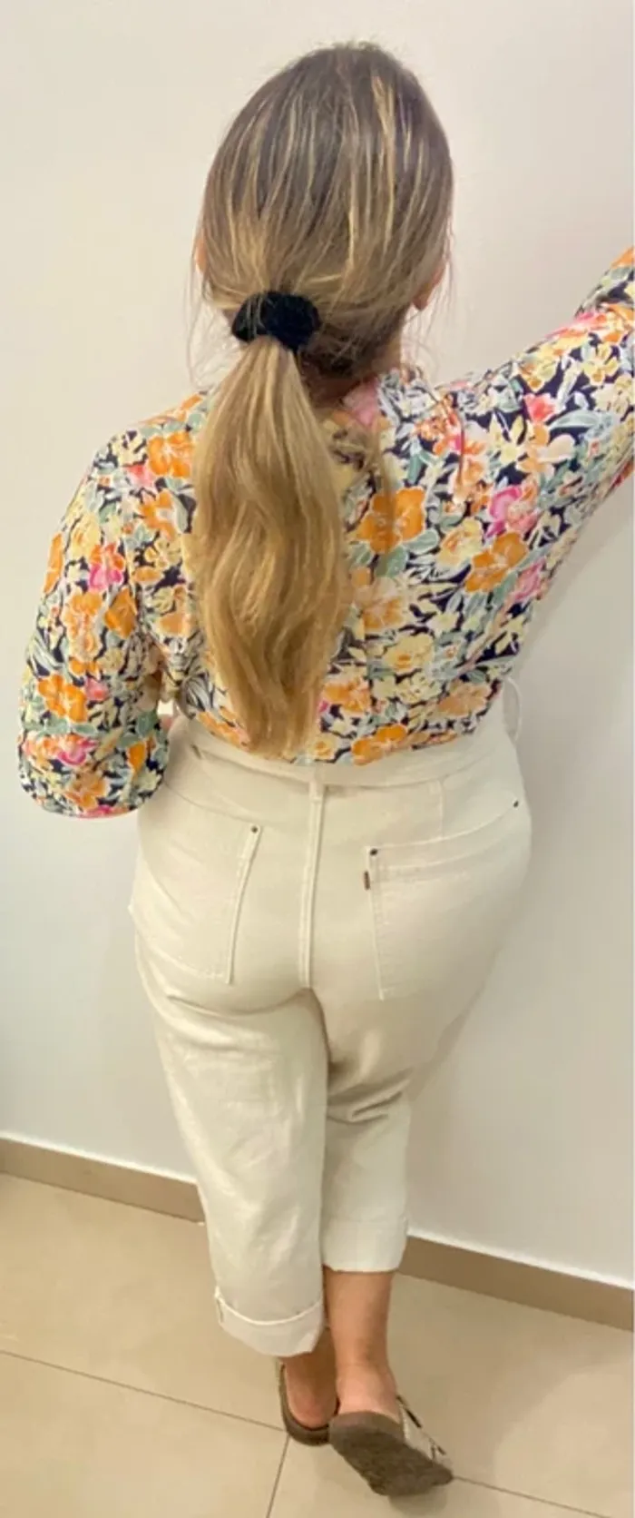 Chemise imprimée fleurs Taille 40 - photo numéro 8